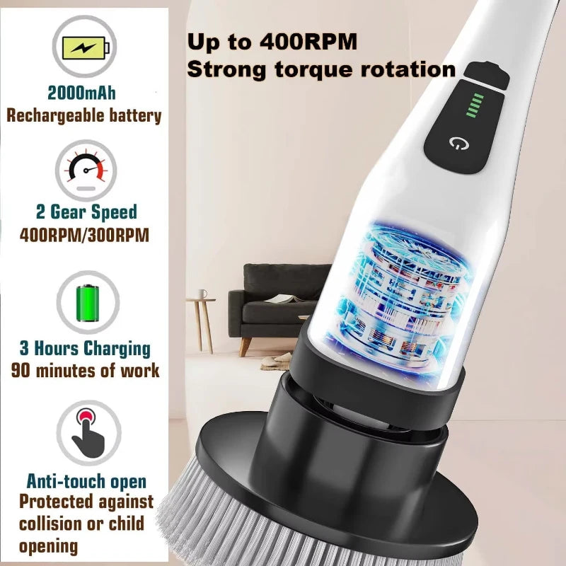 Stone & Hollow™ Electric Spin Scrubber