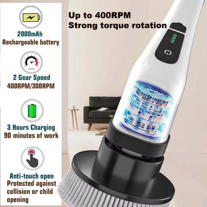 Stone & Hollow™ Electric Spin Scrubber